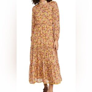 Lost + Wander Gardens at Giverny Midi Dress XS